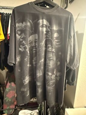 VTG Da Grind Black Musical Icons Heavy Weight T-shirt SZ 2XL